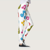 Musikmuster Leggings (Rechts)