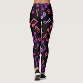 Musikmuster Leggings (Rückseite)