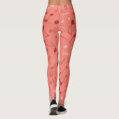 Musikmuster Leggings (Rückseite)
