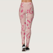 Musikmuster Leggings (Rückseite)