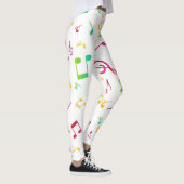 Musikmuster Leggings (Rechts)