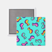 Musikmuster Magnet (Vorderseite/Rückseite)