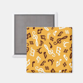Musikmuster Magnet (Vorderseite/Rückseite)