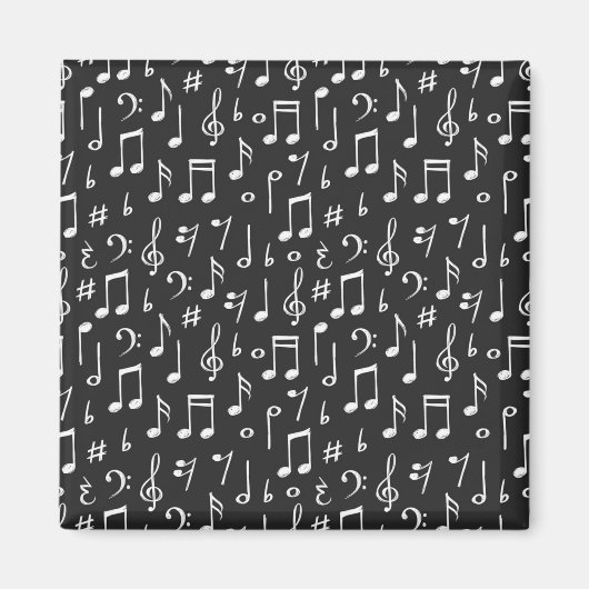 Musikmuster Magnet (Vorne)