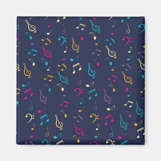 Musikmuster Magnet (Vorne)