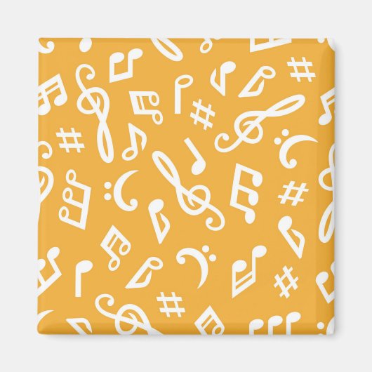 Musikmuster Magnet (Vorne)