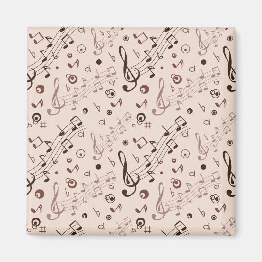 Musikmuster Magnet (Vorne)
