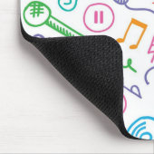 Musikmuster Mousepad (Ecke)