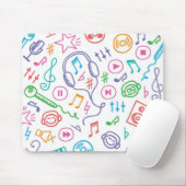 Musikmuster Mousepad (Mit Mouse)