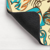 Musikmuster Mousepad (Ecke)
