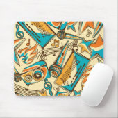 Musikmuster Mousepad (Mit Mouse)