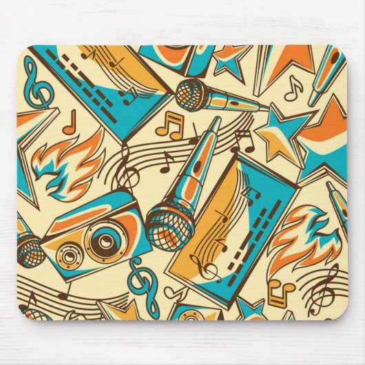 Musikmuster Mousepad (Vorne)