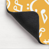 Musikmuster Mousepad (Ecke)