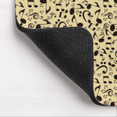 Musikmuster Mousepad (Ecke)