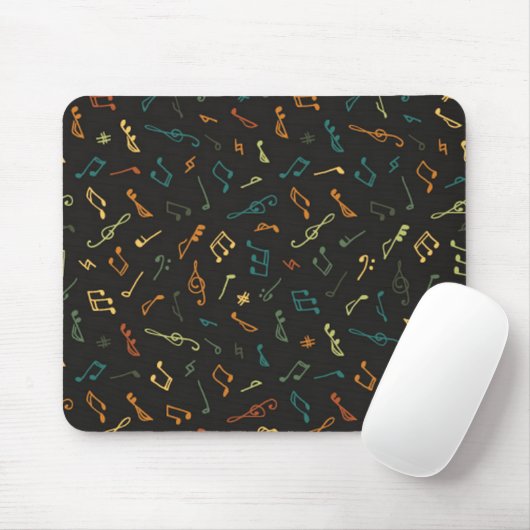 Musikmuster Mousepad (Mit Mouse)