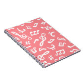 Musikmuster Notizblock (Rechte Seite)