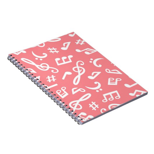 Musikmuster Notizblock (Rechte Seite)