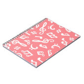 Musikmuster Notizblock (Linke Seite)