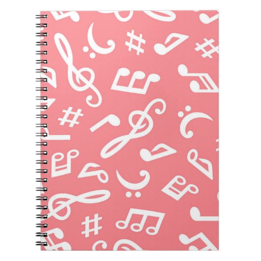 Musikmuster Notizblock (Vorderseite)