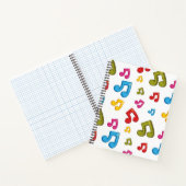 Musikmuster Notizblock (Innenseite)