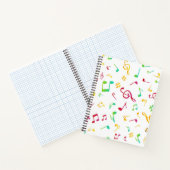 Musikmuster Notizblock (Innenseite)