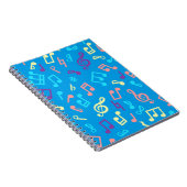 Musikmuster Notizblock (Rechte Seite)