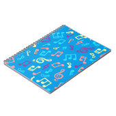 Musikmuster Notizblock (Linke Seite)