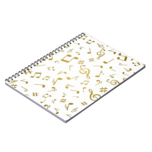 Musikmuster Notizblock (Linke Seite)
