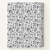 Musikmuster Notizblock (Rückseite)