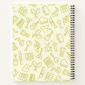 Musikmuster Notizblock (Rückseite)