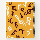 Musikmuster Notizblock (Rückseite)