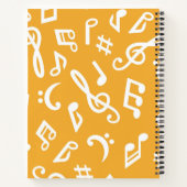 Musikmuster Notizblock (Rückseite)