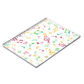 Musikmuster Notizblock (Linke Seite)