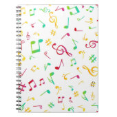 Musikmuster Notizblock (Vorderseite)