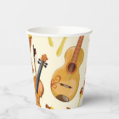 Musikmuster Pappbecher (Links)