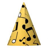 Musikmuster Partyhütchen (Rückseite)