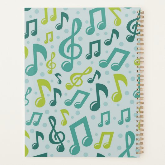 Musikmuster Planer (Rückseite)