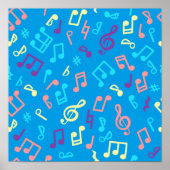 Musikmuster Poster (Vorne)