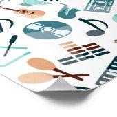 Musikmuster Poster (Ecke)