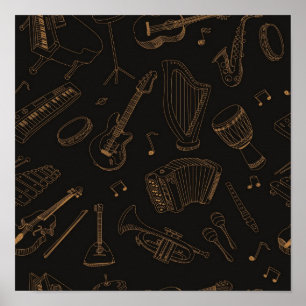 Musikmuster Poster