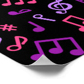 Musikmuster Poster (Ecke)