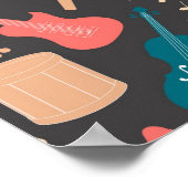 Musikmuster Poster (Ecke)