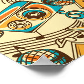 Musikmuster Poster (Ecke)