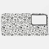 Musikmuster Samsung Galaxy Hülle (Linke Seite)