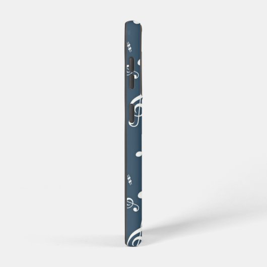 Musikmuster Samsung Galaxy Hülle (Rechte Seite)