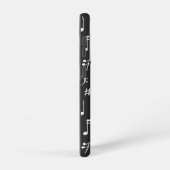Musikmuster Samsung Galaxy Hülle (Rechte Seite)