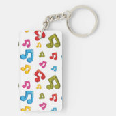 Musikmuster Schlüsselanhänger (Rückseite)