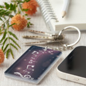 Musikmuster Schlüsselanhänger (Vorderseite rechts)