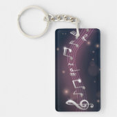 Musikmuster Schlüsselanhänger (Vorderseite)