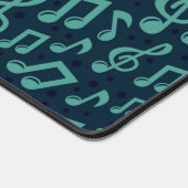 Musikmuster Schreibtischunterlage (Ecke)